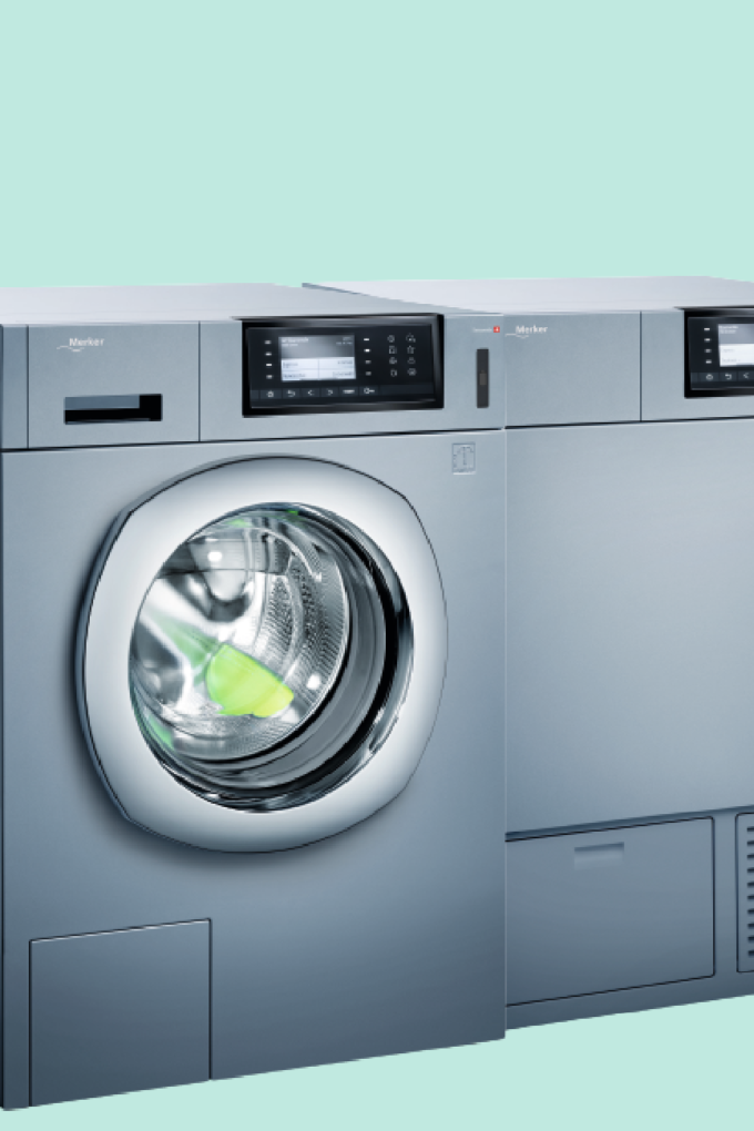 Professionele wasmachines drogers witgoed van Homie